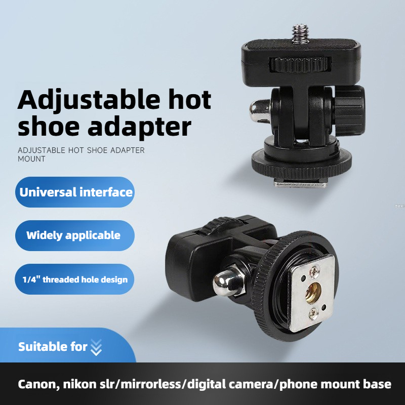 Hot Shoe Adapter - Universal Hot Shoe Mount Adapter 1/4