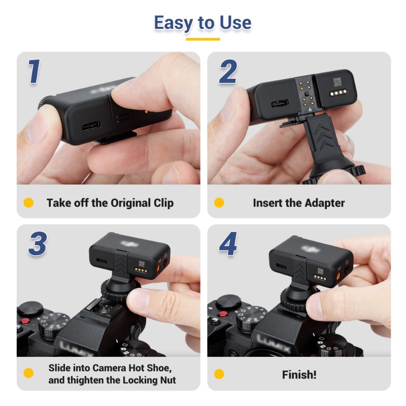Hot Shoe Adapter - ABZZ-Tripod Thread Adapter 1/4-20 For DJI