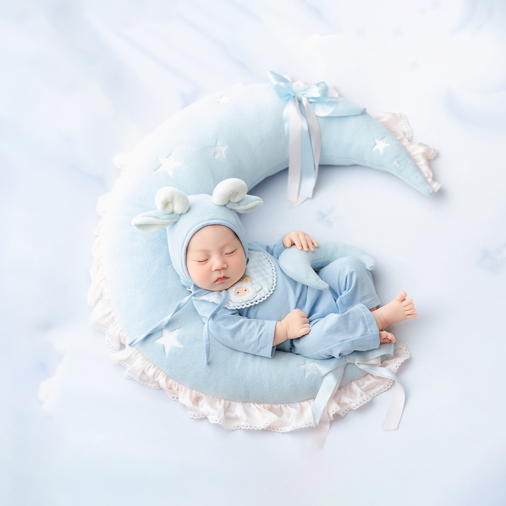 Photography Outfits - Blue Sheep Newborn Photography Props Set