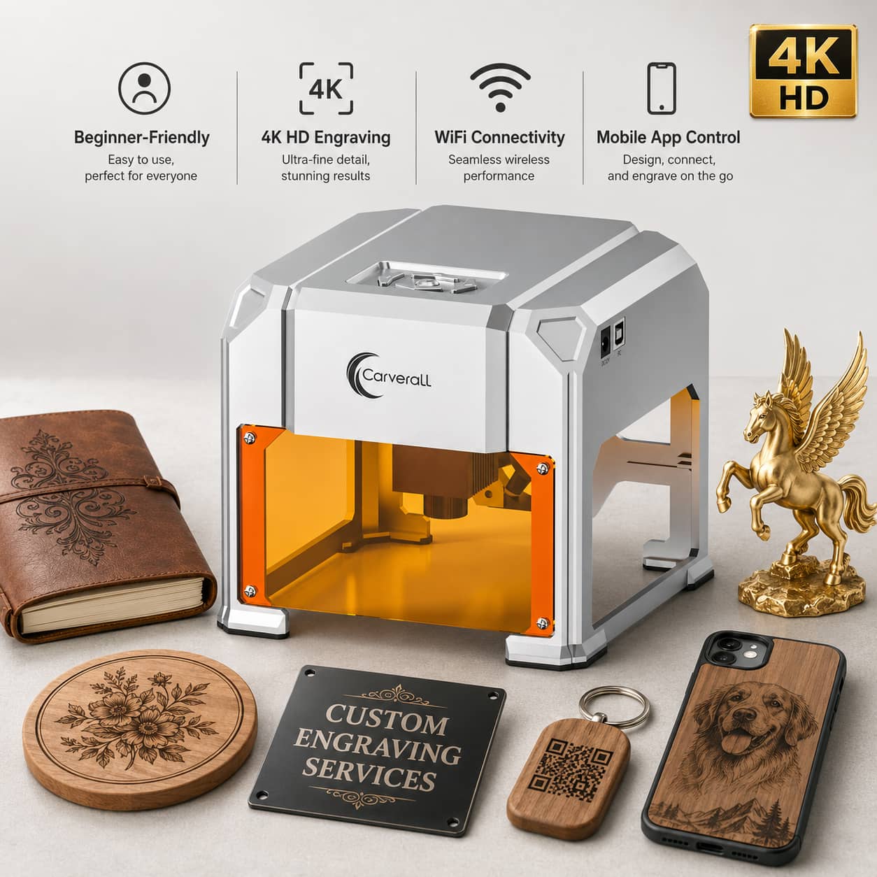 Photography Journalism - Carverall Laser Engraver Machine, K4 3W,