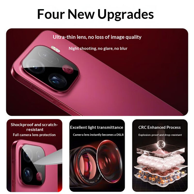 Full Glue Camera Lens Protecto - Photography Kit Oppo Find X9 Pro 评论和价格