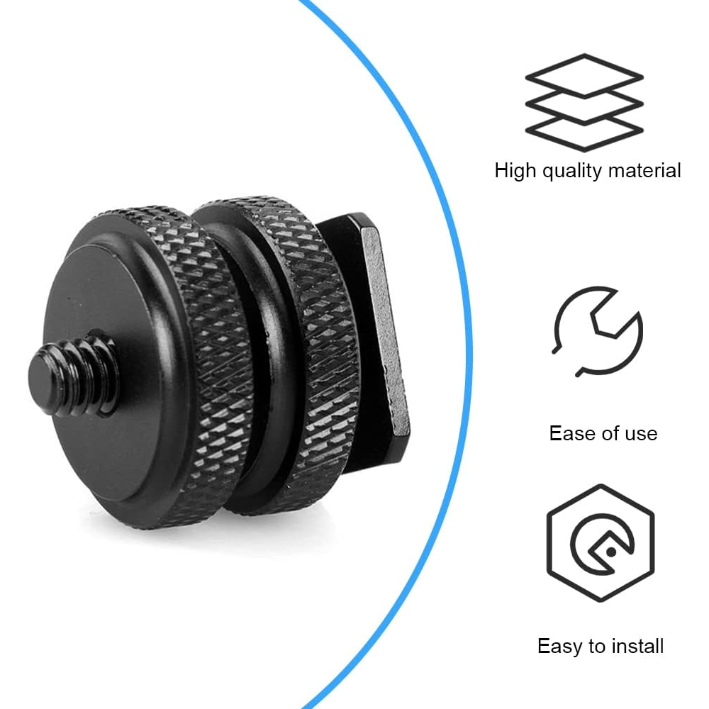 Camera Hot Shoe Mount to 1/4