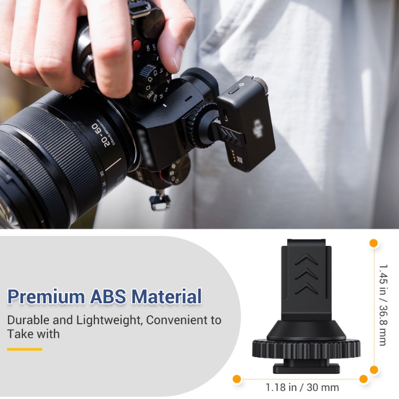 Cold Shoe Adapter For DJI Mic  - Hot Shoe Adapter 评论和价格