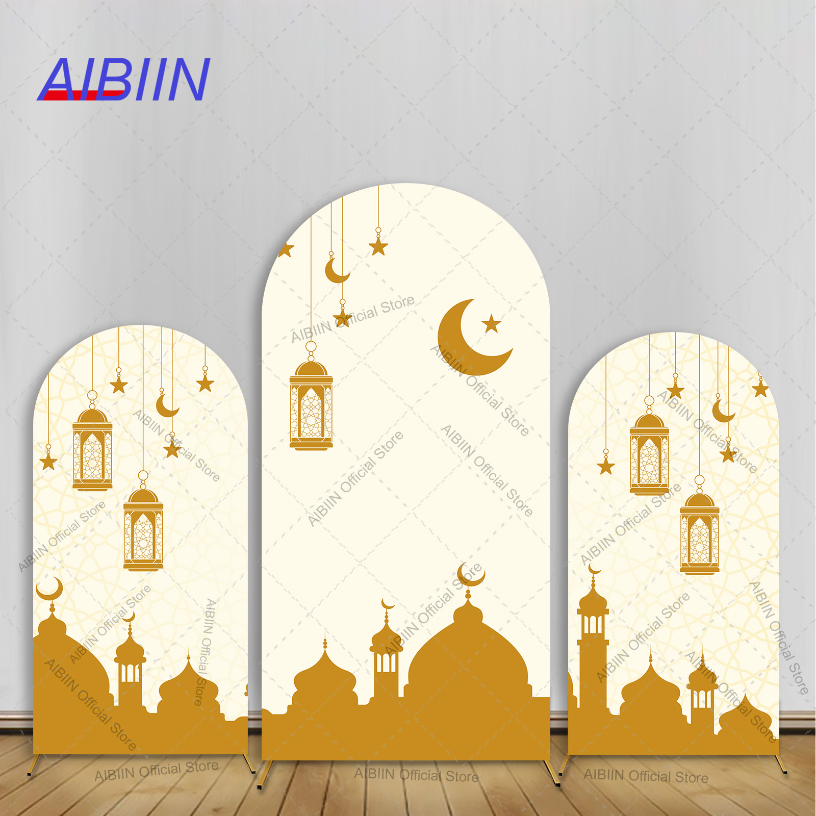 Eid Mubarak Ramadan Arch Backd - Photography Yellow 评论和价格