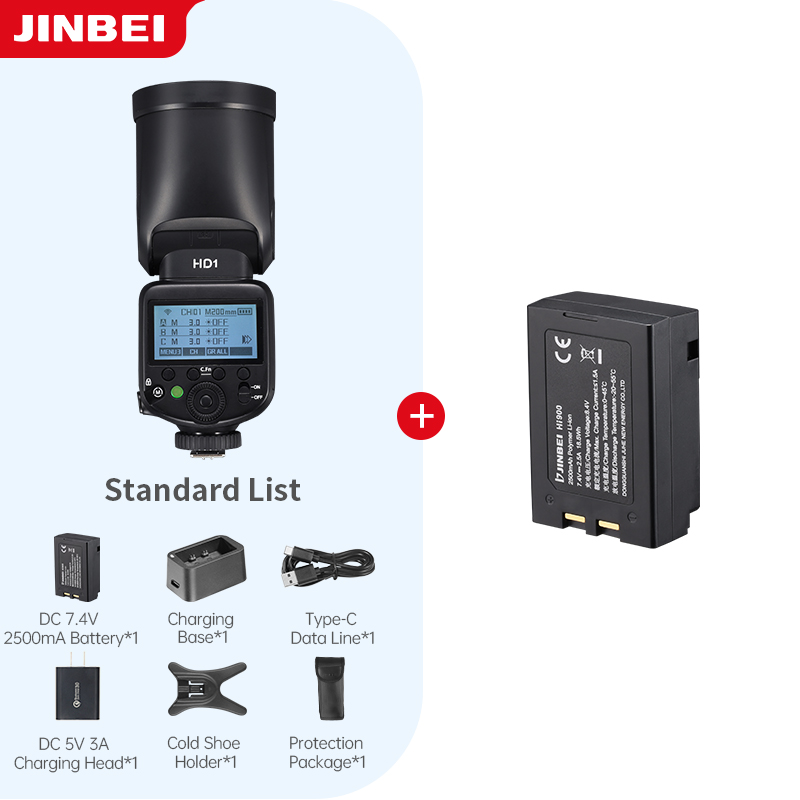 JINBEI HD-1Round-head HSS Spee - Photography Outdoor 评论和价格