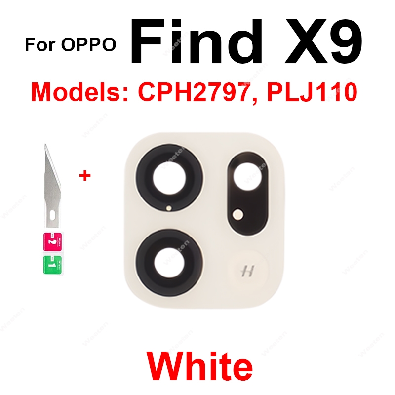 Rear Main Glass Lens For OPPO  - Photography Kit Oppo Find X9 Pro 评论和价格