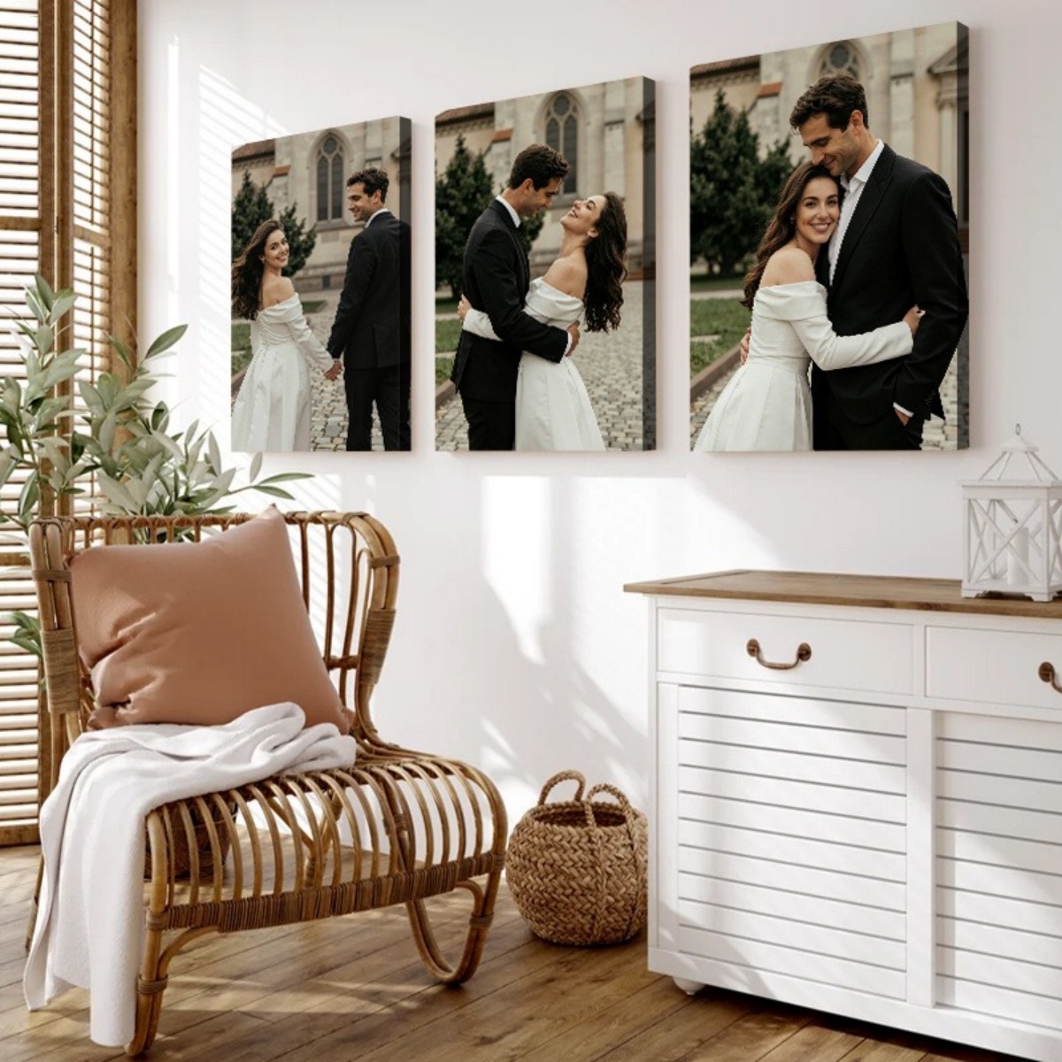 Set of 3 Custom Photo Canvas P - Photography Poster 评论和价格