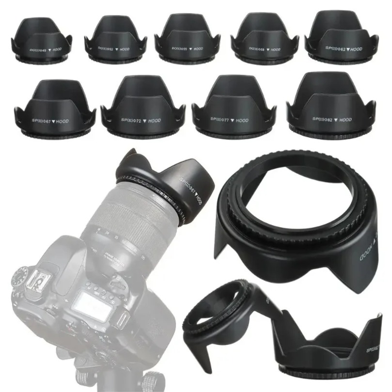 49mm 52mm 55mm 58mm 62mm 67mm  - Lens Hood Petal 评论和价格