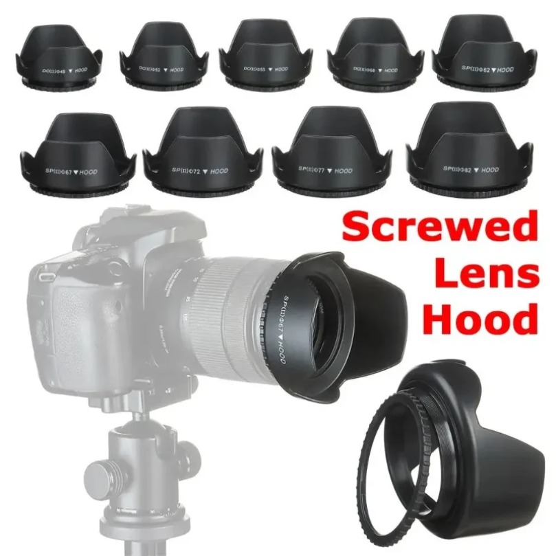 49mm 52mm 55mm 58mm 62mm 67mm  - Lens Hood Petal 评论和价格