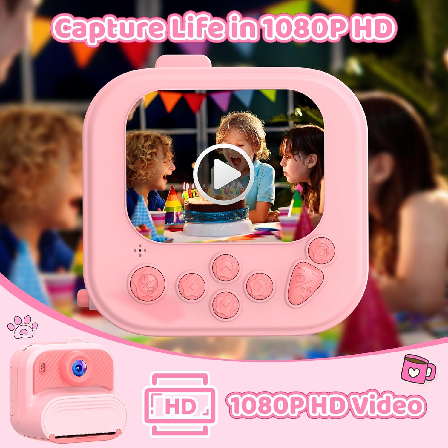 48MP DIY Instant Print Camera  - Photography Journalism 评论和价格