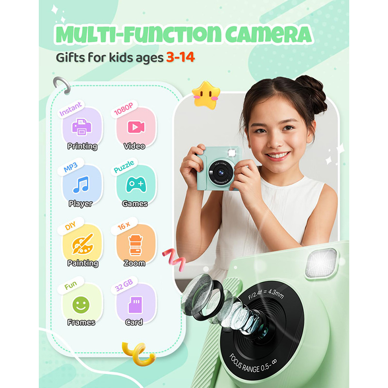 1080P Portable Digital Instant - Photography And Videography 评论和价格