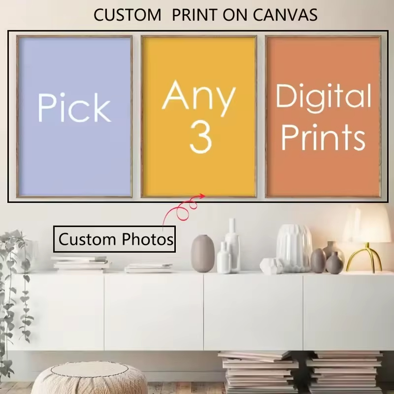 3pcs unframe custom canvas pos - Photography Poster 评论和价格