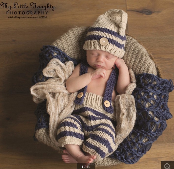 Baby Photo Costume Clothes New - Photography Outfits 评论和价格