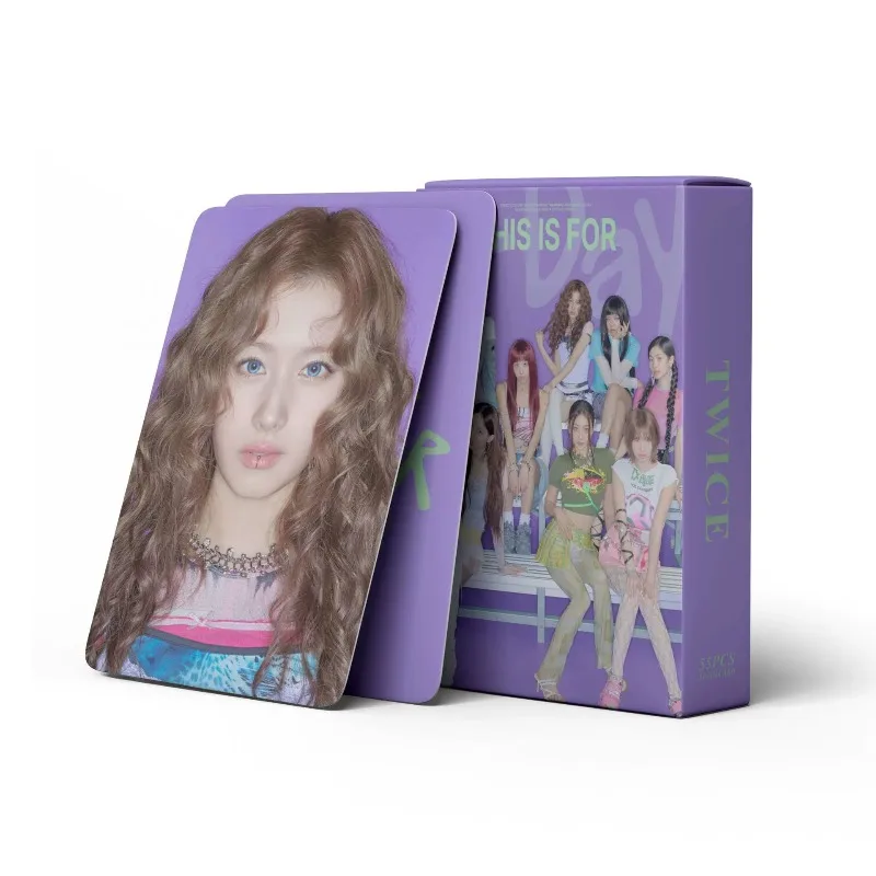 Pop 55PCS TWICES Holographic L - Photography Ideas 评论和价格