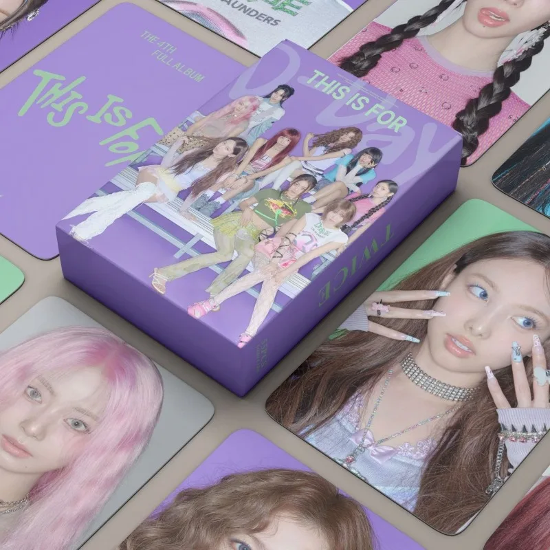 Pop 55PCS TWICES Holographic L - Photography Ideas 评论和价格