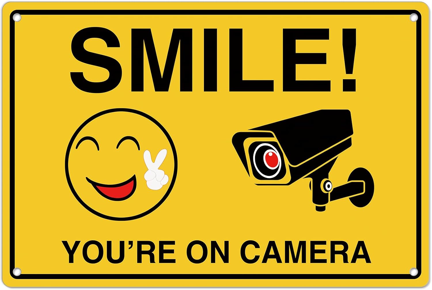Smile Youre On Camera Signs ;  - Photography Outdoor 评论和价格