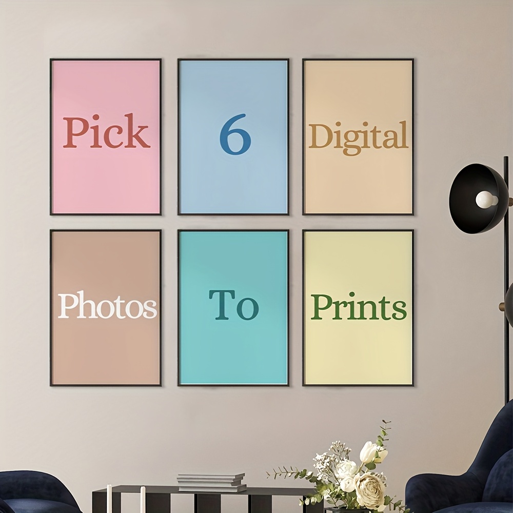 6pcs/set Personalized Custom C - Photography Poster 评论和价格