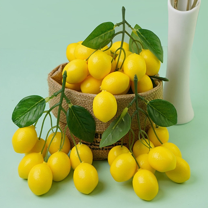 Artificial Lemons String, Vivi - Photography Yellow 评论和价格