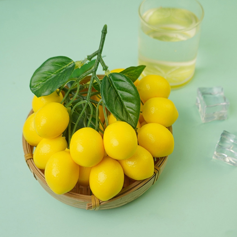 Artificial Lemons String, Vivi - Photography Yellow 评论和价格