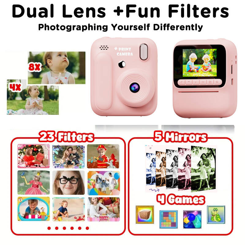 Color Printing Camera Kids Ins - Photography And Videography 评论和价格
