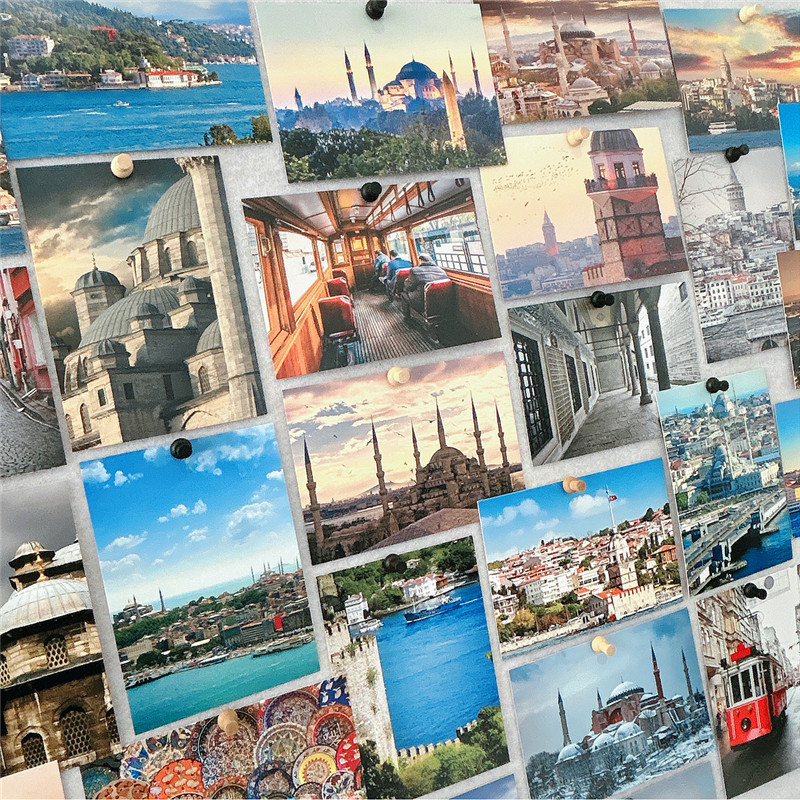 30Pcs 10x14cm Travel Landscape - Photography Journalism 评论和价格