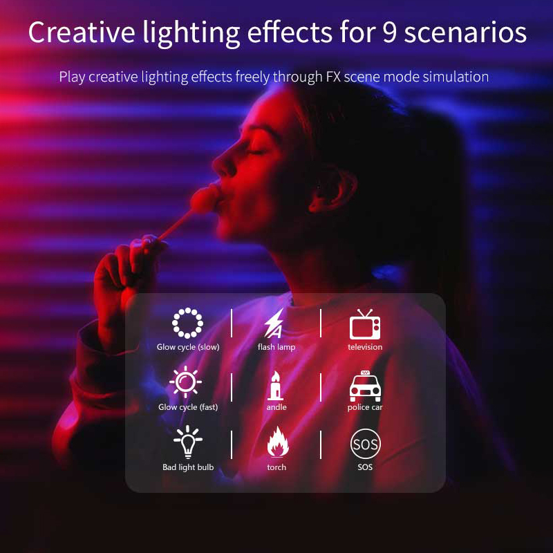 Portable Mini RGB Video Light  - Hot Shoe Adapter 评论和价格