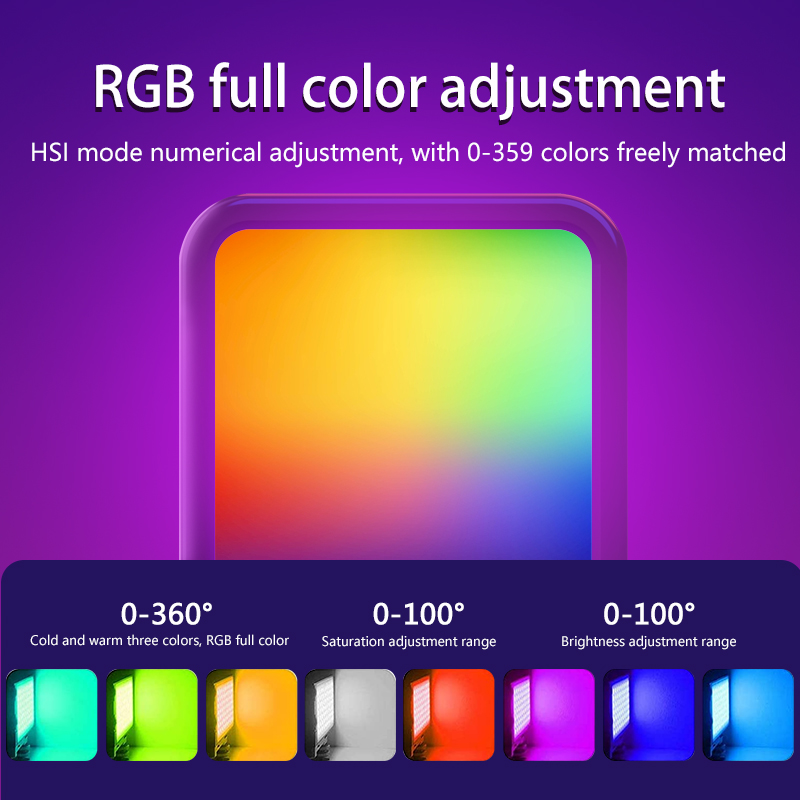 Portable Mini RGB Video Light  - Hot Shoe Adapter 评论和价格