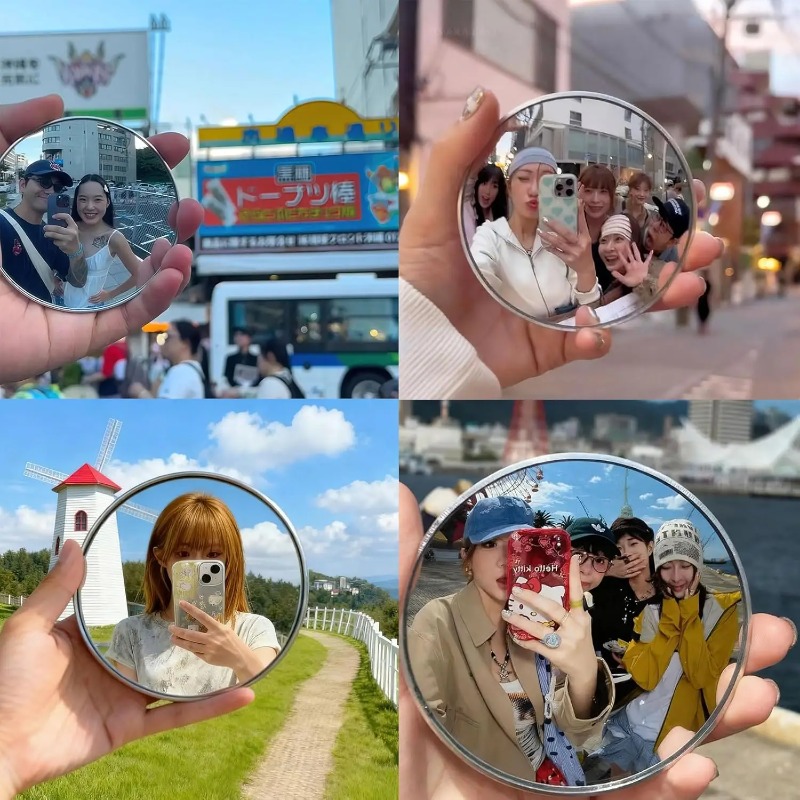 Portable Round Convex Mirror H - Photography Outdoor 评论和价格