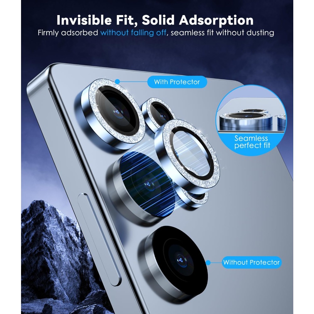 9H HD Tempered Glass Glitter C - Photography Kit Samsung S26 Ultra 评论和价格